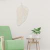 Woven Feather Tapestry Soft Fine Workmanship Cotton Macrame Wall Hanging Feather Boho Chic Woven Leaf for Wall