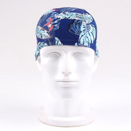 Шапочка для плавания Дышащая ткань Изысканный узор Высокоэластичная Быстросохнущая Устойчивая к разрывам Защитная Полиэстер Унисекс Принт Шапочка для плавания Спортивная