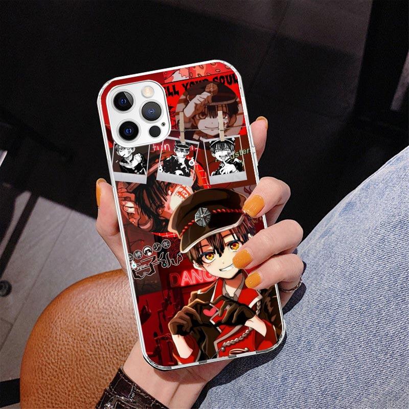 Чехол для телефона с принтом аниме Туалетный мальчик Ханако-кун для iPhone 17 Air 16 Pro Max 16E 15 + 14 Plus 11 12 13 Mini 7 8 SE Подарок Забавная обложка