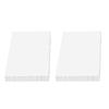 100Pcs White Cardstock Paper Laciness Design 15x10CM Blank Postcard for DIY Greeting Cards Business
