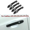 For Cadillac ATS XTS CT6 XT4 XT5 XT6 Gloss Black SmartKey Door Handle Cover Trim