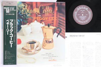 Виниловая пластинка PEGGY LEE - Black Coffee SGD12,DL8358 DECCA 1991 Япония Obi Джаз Б/у