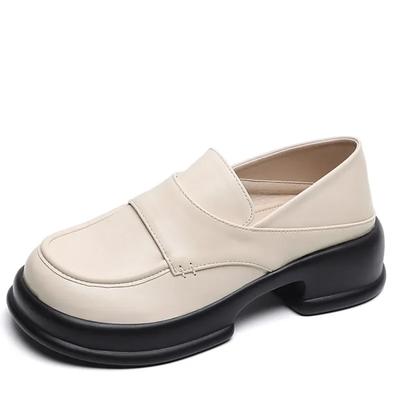 Модные туфли из мягкой кожи Женская весенняя обувь Дизайнерские туфли на каблуках Женские кроссовки Туфли для вечеринок Женские туфли на платформе Женские мокасины