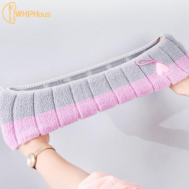 Winter Warm Toilet Seat Cover Washable Bathroom Toilet Pad Cushion With Handle Thicker Soft Mat Knitting Warmer Closestool Mat