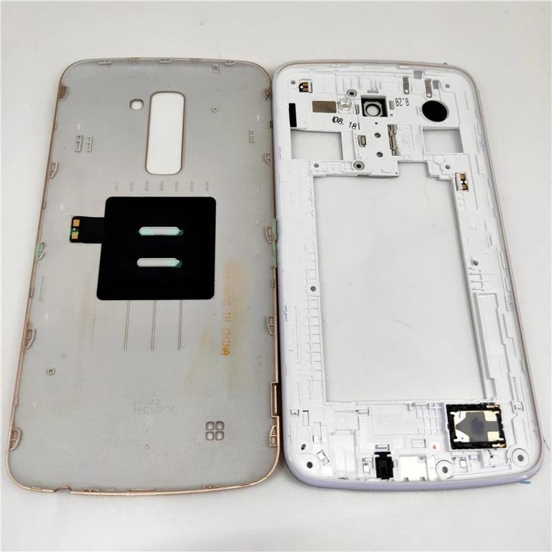 Полный корпус для LG K10 2016 K430 K430T K430Y K430DS Средняя рамка+Крышка аккумулятора Задняя крышка