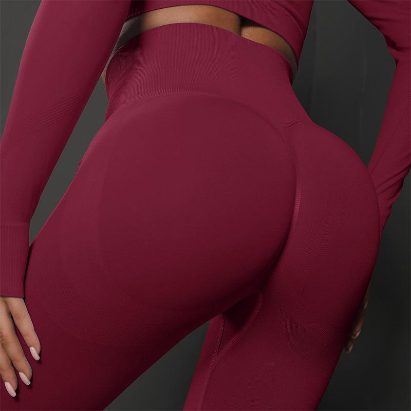 High Waist Seamless Yoga Pants - Hip Lifting Running Leggings for Women