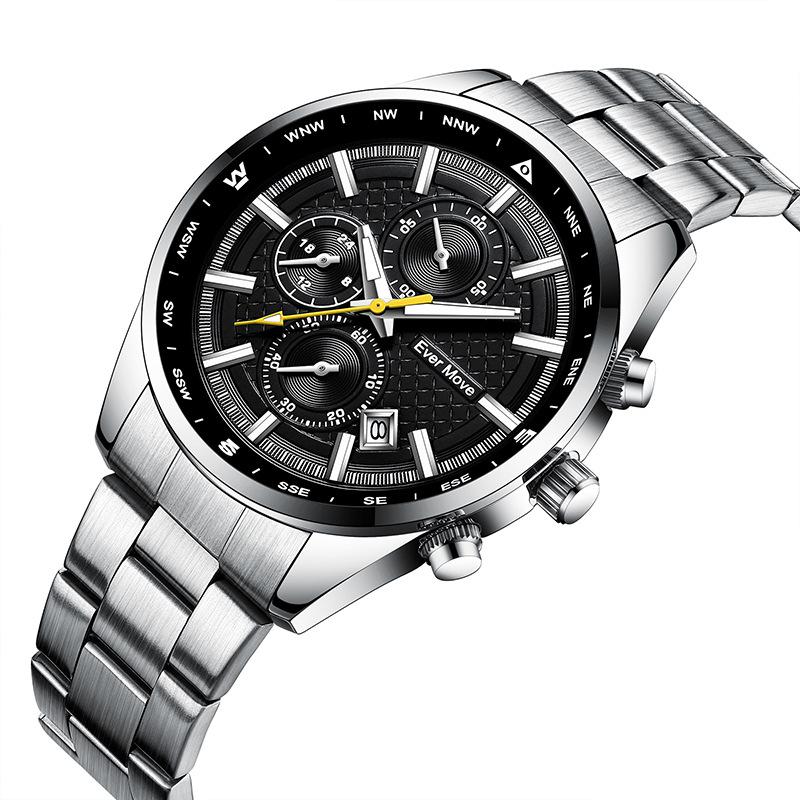 Новые роскошные мужские часы высшего бренда с коробкой, модные повседневные деловые спортивные мужские кварцевые часы