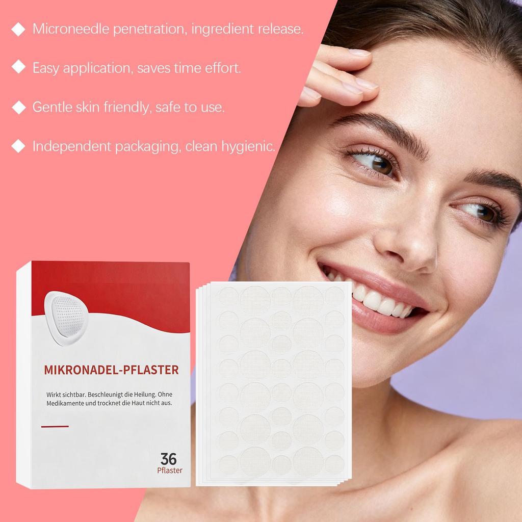 Skin Care Patch Thin Breathable Soft Gentle Acne Care Daily Face Care Unisex 36pcs