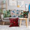 3D Colorful Plant Printing Pillow Cover Fashion Home Sofa Cushion Cover Printing