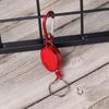 Portable Gourd Buckle Badge Retractable Key Chain Fishing Key Ring Keychain Pendant ID Card Holder