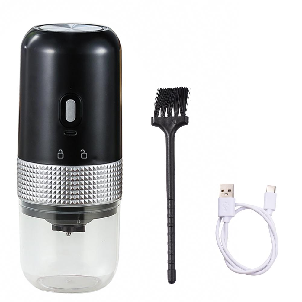 Portable Electric Burr Coffee Grinder 13W 200ml USB Rechargeable Adjustable Setting Cordless Coffee KTY