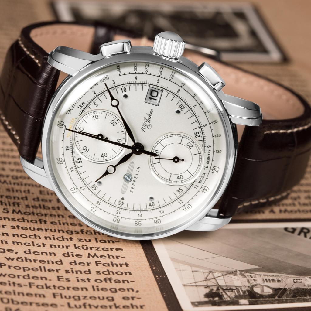 ZEPPELIN Watch 100th Anniversary Ivory Dial 86701 Imported [Zeppelin] Men's [Regular Product]