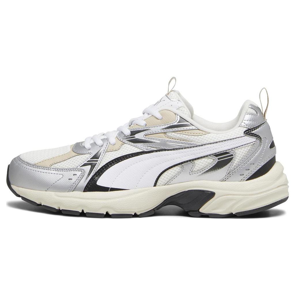 Puma Milenio Tech Warm White Silver Unisex Sneakers 392322-04