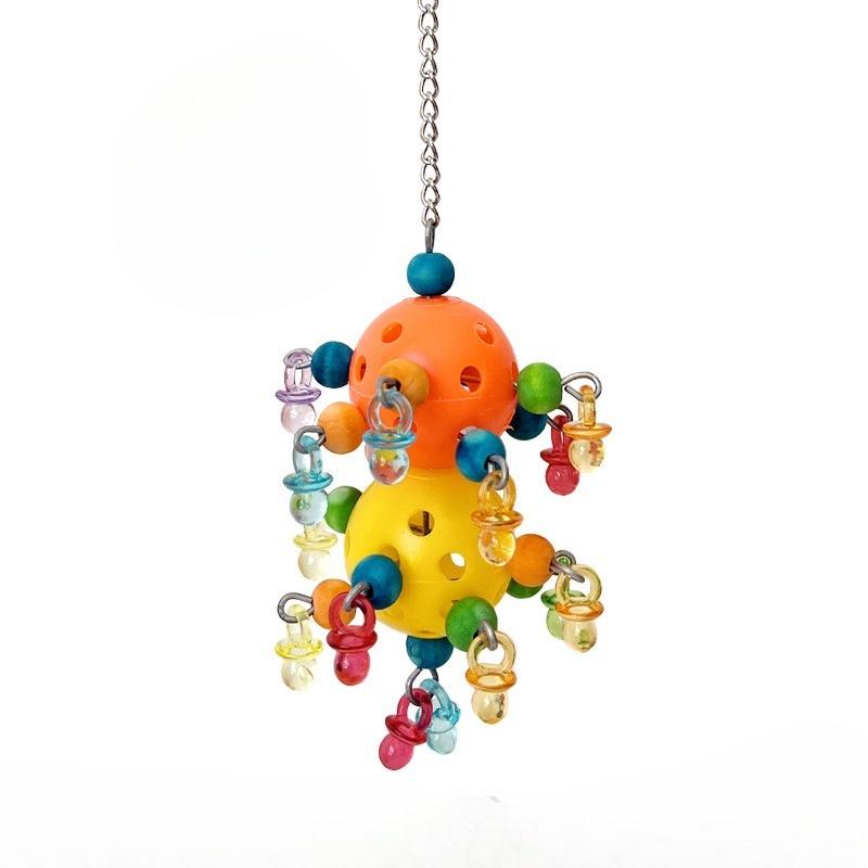 Игрушки для попугаев, Пионы Черного Феникса, Шарики для птиц малого и среднего размера, Разрушение, Вентиляция, Грызение, Шарик с отверстиями, Принадлежности для птичьей клетки