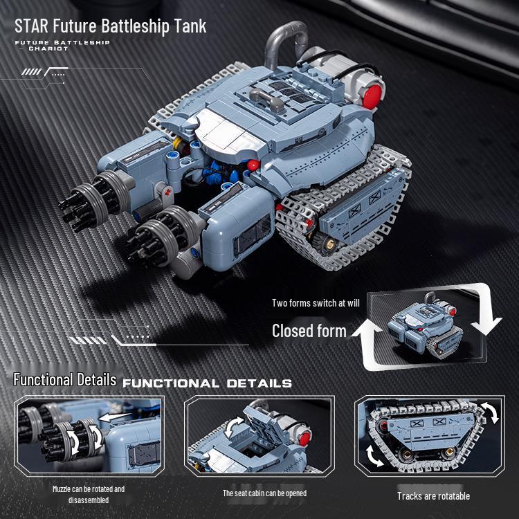 Межзвездный Боевой Танк-Краб Конструктор JD021-25