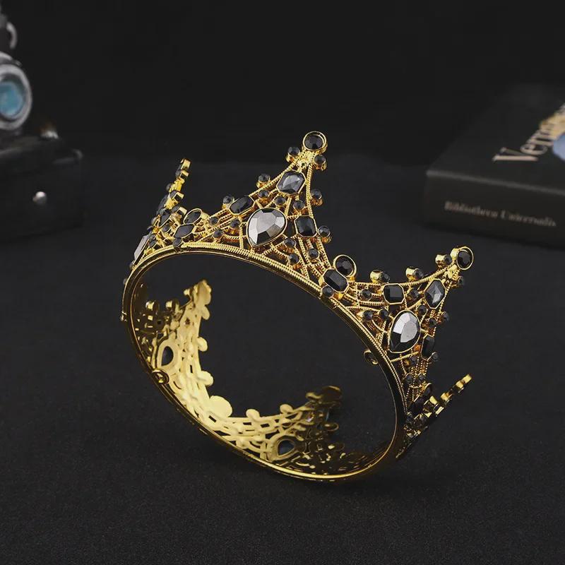 Украшения для торта в виде цветка в стиле ретро с черной короной