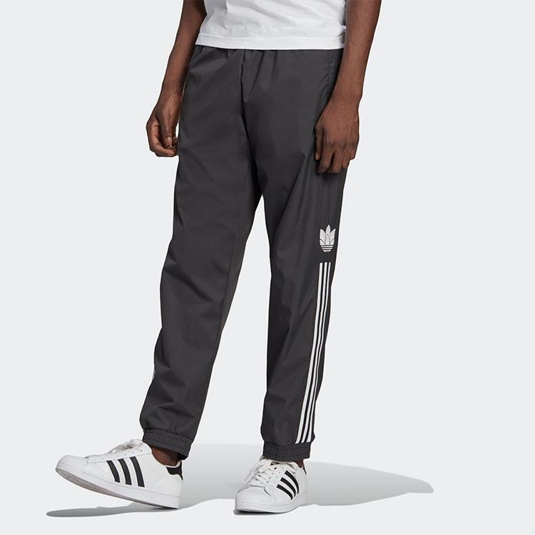 adidas Оригинальные джоггеры Adicolor 3D Trefoil Classic с 3 полосками, мужские брюки, черные GN3543