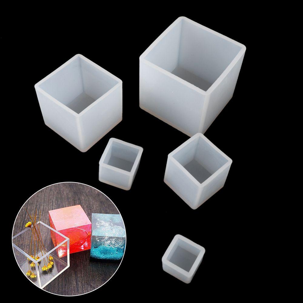 Square Pendant Crystal Cube Molds Silicone Mould Jewelry Making Tools Resin Mold
