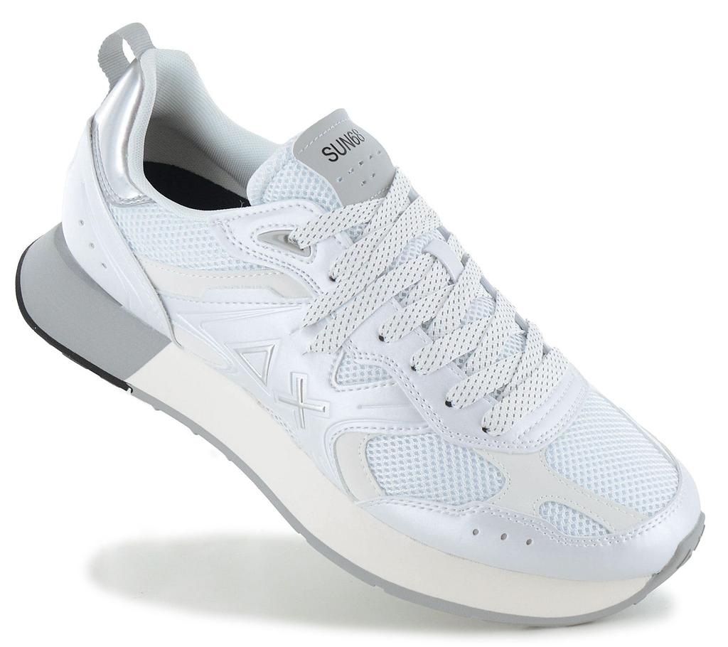 Sun68 Jaki 2.0 Silver Mesh - Мужские кроссовки Обувь Белый Z36119-01 ОРИГИНАЛ