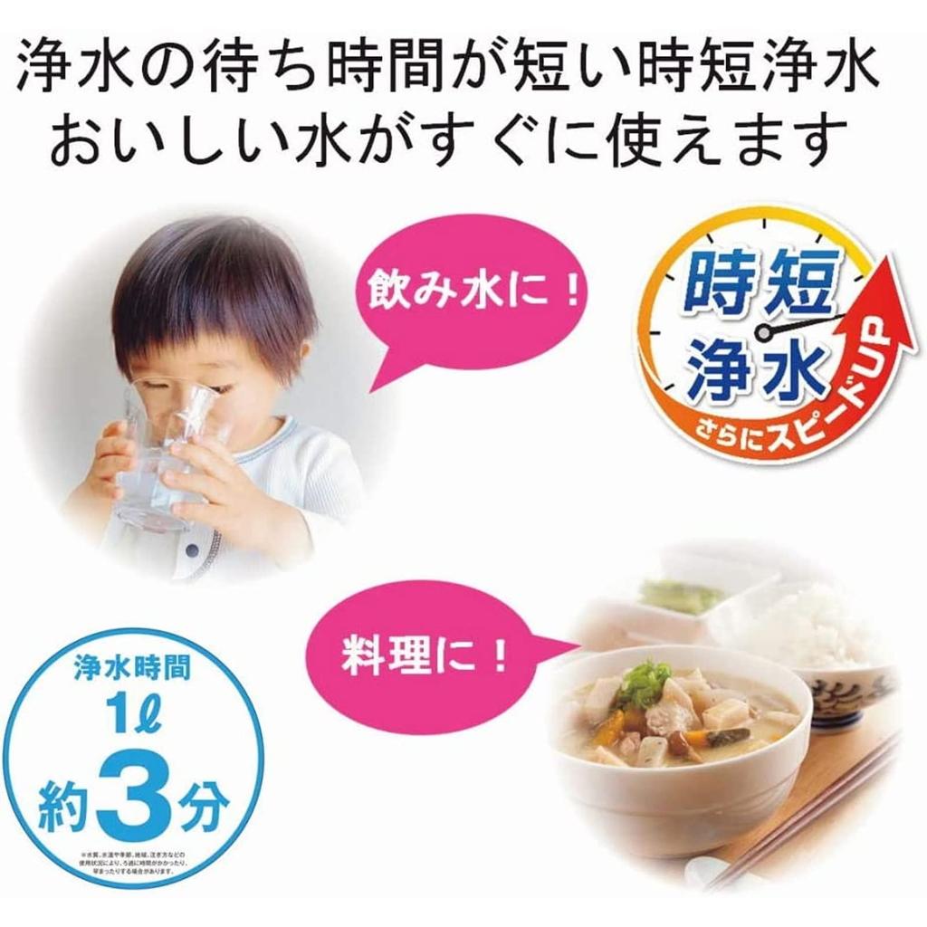 Genuine Replacement Water Filter Cartridges of for and Chlorine Removal Cartridges JF-21 (Set 3) JF-21-T, All-in-One Faucet, All-in-One