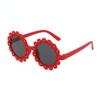 Children'S Sunglasses Girl Cute Flower Sunglasses Travel Seaside Sunshade Glasses 1-6 Years Old Children'S Glasses Tide