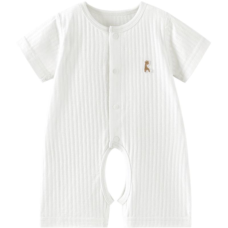 TONGTAI Baby Short Sleeve Cotton Romper