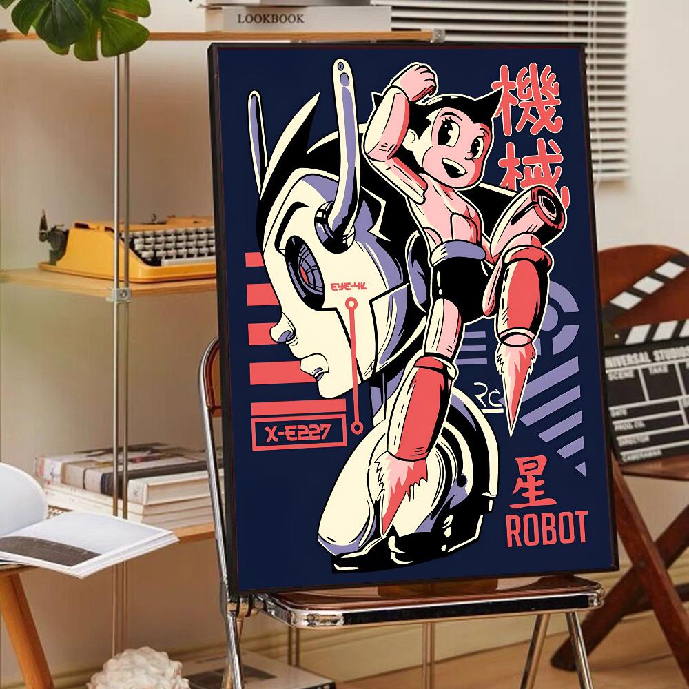 AAA A-Astro Boys Movie Sticky Posters Retro Kraft Paper Sticker DIY Room Bar Cafe Esthetic Art Wall Painting