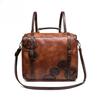 Steampunk Medieval Retro Style Large-capacity Color-blocking Women's Crossbody Bag, Hand-held Double-shoulder Computer Bag