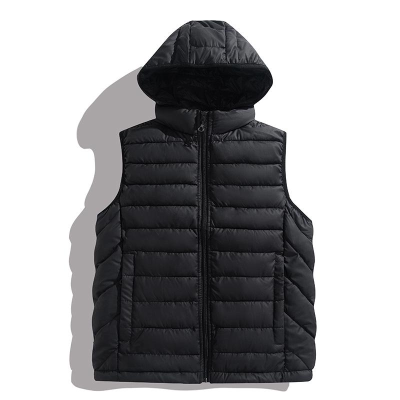 Мужской легкий теплый хлопковый жилет без рукавов - Модный стиль, Осень/Зима 2025