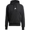 Essentials Feelcozy French Terry Hoodie Черный/Белый Мужская уличная одежда JE3849