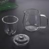 High Boron Silicon Tea Cup Set Heat Resistant Flower Teapot Glass Tea Pot  Chinese Tea Ceremony