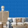 Wallpaper Geometric pattern blue, fine detail 50x1000