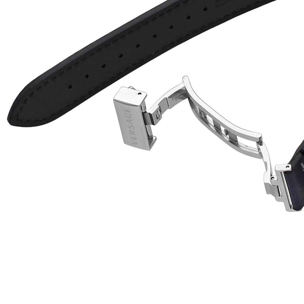 Часы GRECA REACTION Синий циферблат Кварцевые повседневные водонепроницаемые сапфировое стекло 45 мм VE3I00122 Черный [UNTWP] Мужские [Товар]