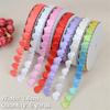 1.6cm Colorful Solid Color Heart-shaped Webbing Clothing Accessories Ribbon Cake Gift Box Packaging Ribbon Embossed Belt