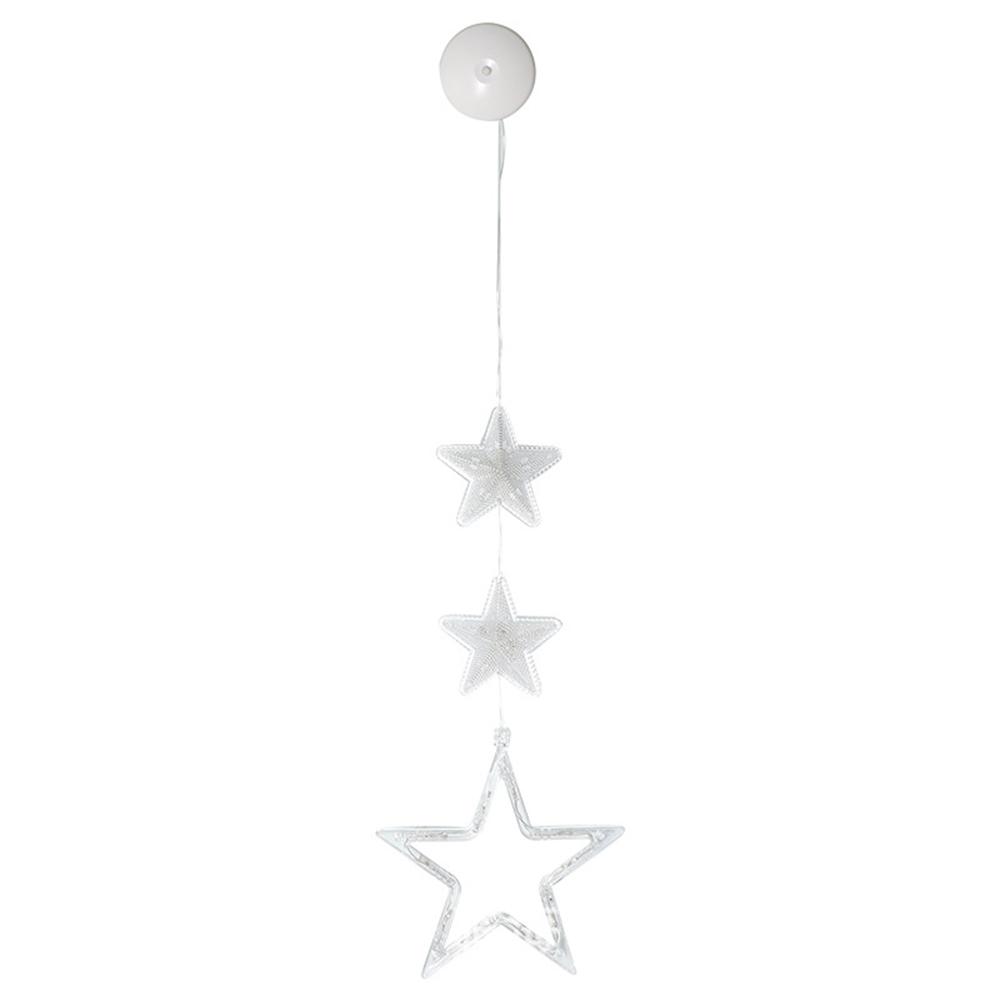 Светодиодные рождественские гирлянды на присоске Классические рождественские фигурки Для помещений и улицы Рождественское украшение окна Для дома Рождественское украшение 2025