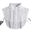 Faux False Fake Collar Detachable Dickey White Blouse Half Shirts for Women Girl