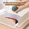 Sink Splash Guard with Suction Cups Vegetable Washing Water Splash Protector Kitchen