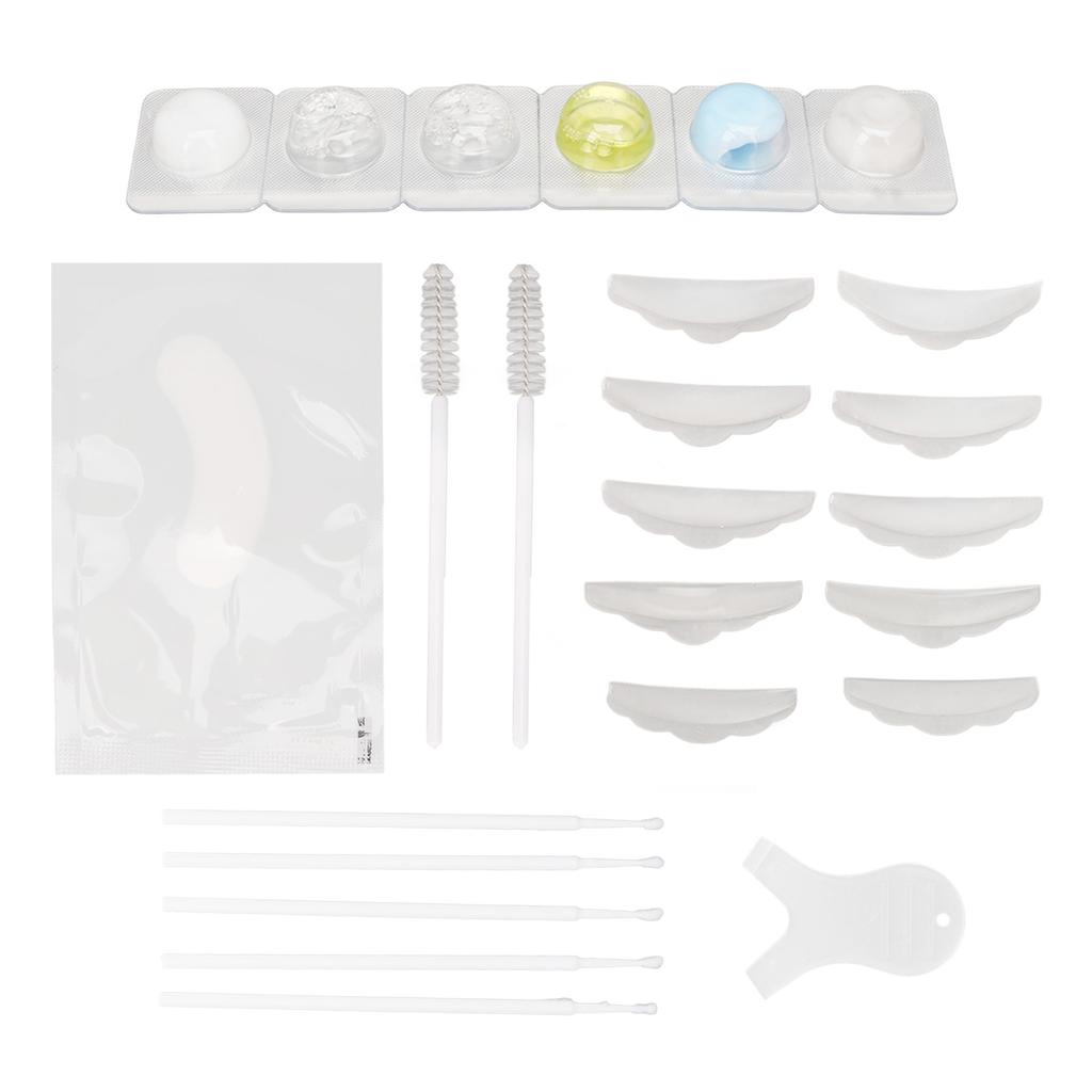 Набор для завивки ресниц Профессиональный одноразовый полуперманентный безопасный мягкий завивающий набор для подтяжки ресниц 12 мл Жидкость