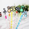 10pcs Cute Pencils Musical Note Cartoon Standard Wooden Pencils Stationery for Kids Office School Supplies Pattern Randomly