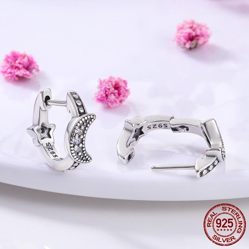 Трендовые новые фиолетовые серьги-кольца в форме буквы U с цирконием серебряного цвета, роскошные серьги для женщин, девушек, женские ювелирные изделия, аксессуары