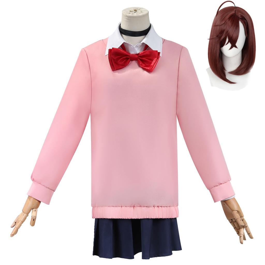 COSSA Momo Ken and Aira Shiratori Cosplay Costume with Perfect for and School Festivals Momo Ayase Ayase, Takakura, Wig, Halloween, Christmas, Events,