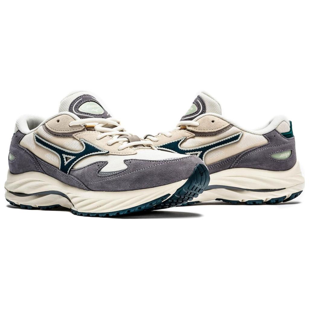 Mizuno Мужские кроссовки Wave Rider Beta Pristine Moonlight Ocean Серые ртуть D1GA330907