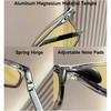 High Quality Polarized Night Vision Sunglasses Men Spring Temple Uv400 Driving Sun Glasses  Frame Eyewear