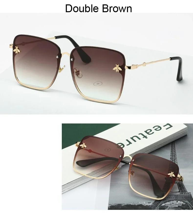 Outdoor Metal Frame Square Sunglasses Women Men Luxurious Lovely Sun Glasses Mirror Black Colors Designer Brand Fashion