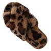 Women'S Plush Slippers Women'S Crossover Fur Slippers Casual Warm Cotton Drag