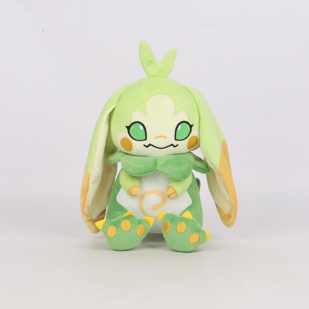 Очаровательная плюшевая игрушка-кошка по мотивам Genshin Impact, мягкая и уютная аниме-фигурка дракона