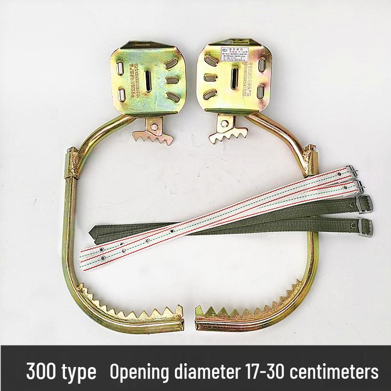 Подножки для лазания по деревьям - Прочные железные ботинки и крюки для шестов