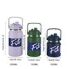 Large Capacity Sport Thermal Cup 1.5/2/2.5L Vacuum Flask Household Insulated Water Bottle  Stadium