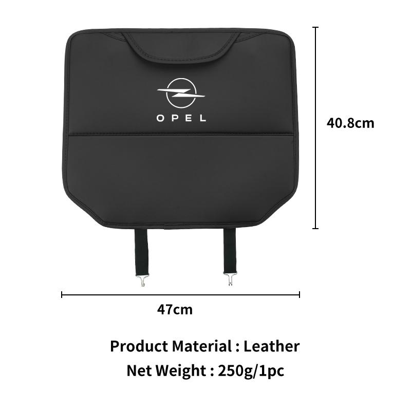 AAAYQ1 Car Seat Anti-Kick Pad Seatback Storage Protector Cover Accessories For Opel Astra Insignia Corsa Zafira Meriva Mokka Vivaro