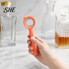 Cute Bear Bottle Opener Opener, Stainless Steel Beer Cap Remover with Non Slip Portable Handle, Kitchen Bar Tool for Soda, Gift Men Women Lightweight